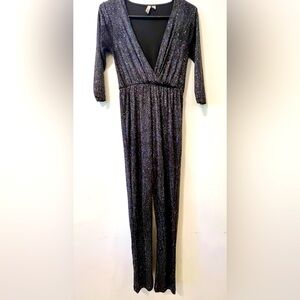 ASOS Black and Silver Sequin Jumper - Size 0